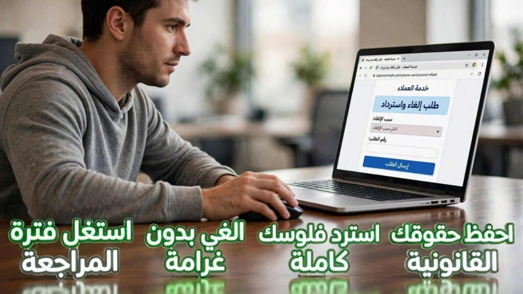 استغلال فترة المراجعة القانونية لإلغاء التعاقد واسترداد الأموال كاملة بدون غرامات من وثائق التأمين الاستثماري.