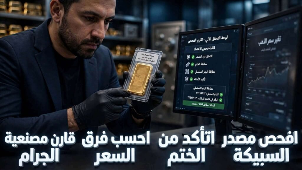 أهمية التحقق من مصدر السبائك والختم لضمان نجاح الاستثمار في الذهب.