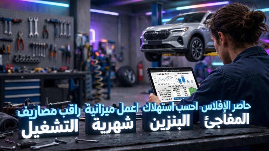 مراقبة مصاريف التشغيل وعمل ميزانية شهرية للوقود والصيانة للحد من خسائر الاستثمار في السيارات.
