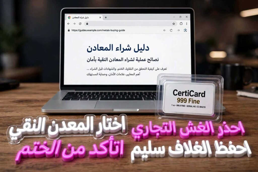 أهمية اختيار سبائك الفضة النقية عيار 999 والحفاظ على الغلاف المبرشم لتجنب الغش التجاري وفقدان القيمة.