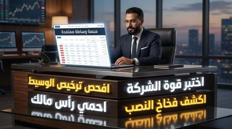 التداول الإلكتروني: 7 اختبارات تكشف قوة الشركة وأمان منصة التداول اختبار قوة الشركة وفحص ترخيص منصات التداول الإلكتروني لتجنب فخاخ النصب وحماية رأس المال.