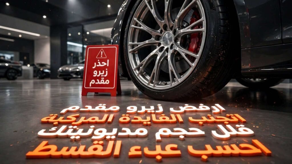 رفض عروض زيرو مقدم لتجنب الفائدة المركبة وتقليل حجم المديونية في خطط تقسيط سيارات.
